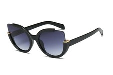 Women Round Cat Eye Sunglasses