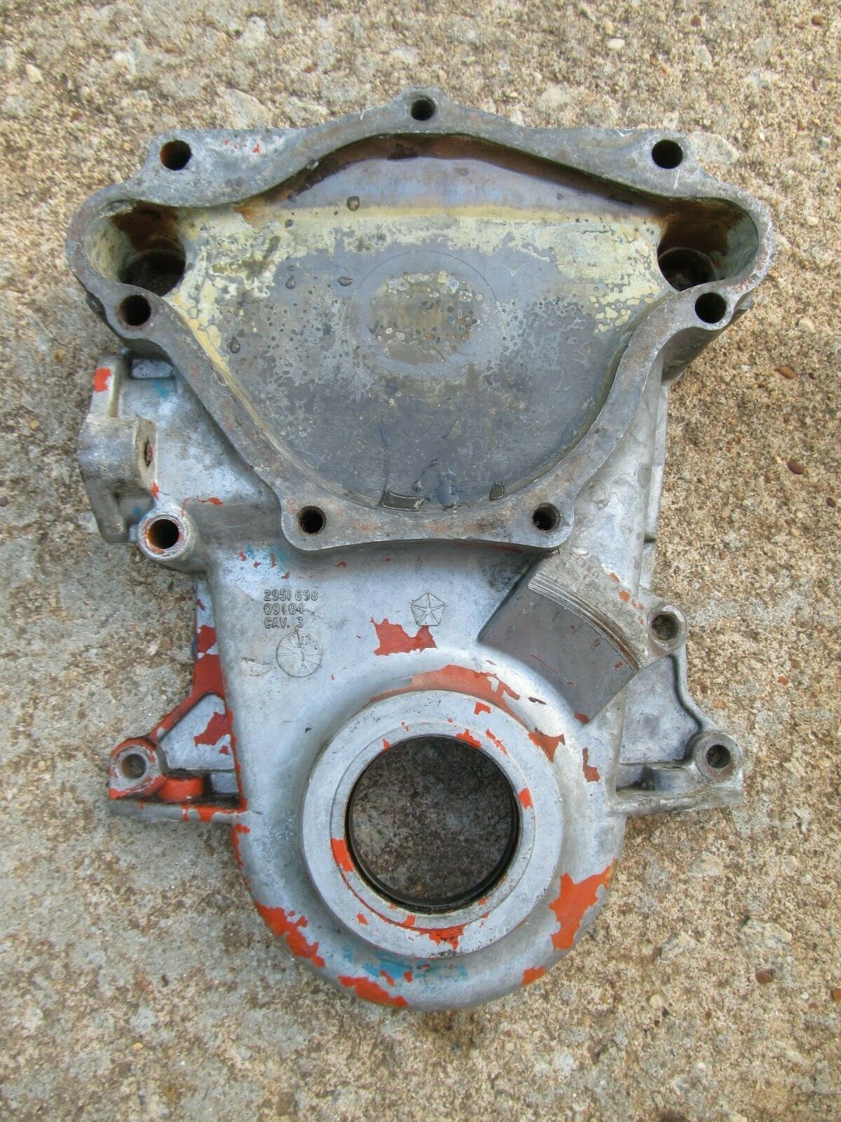 NICE Mopar 340 timing cover Cuda Challenger Dart OEM Mopar 1971 Dated