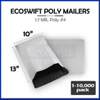 1-10000 10 x 13 "EcoSwift" Poly Mailers Envelopes Plastic Shipping Bags 1.70 MIL
