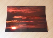 SUNSET THEMED PHOTOGRAPHIC PRINT - 12" X 8" (30.5cm x 20.3cm)