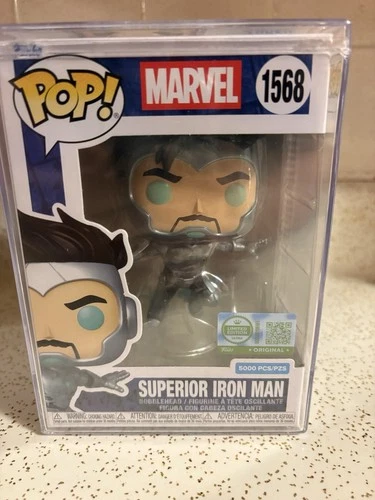 Funko POP! #1568 Marvel Superior Iron Man Limited Edition LE 5000 + Protector