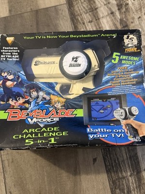 Tiger Electronics Beyblade VForce Arcade Challenge 5-in-1 TV Game 2003