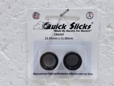 QuickSlicks CB64XF Silicone Tires for 17x11mm Scalextric listed below 1/32 Part