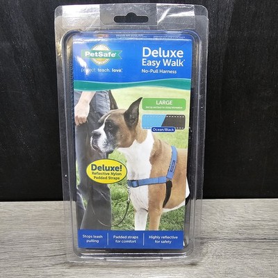 PetSafe Easy Walk No Pull Harness, Large, Ocean Black