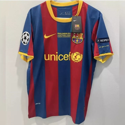 Barcelona Messi 2011 UCL Final Jersey Mens Soccer Shirt All Sizes