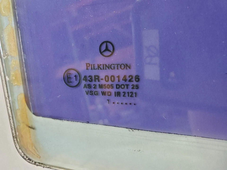 2001 2002 2003 2004 Mercedes S55 AMG OEM Right Rear Door Glass - Image 4 of 4