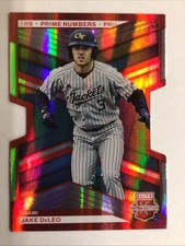 2023 Panini Elite Extra Edition JAKE DELEO #12 Prime Numbers A /200