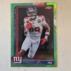 2025 Topps Chrome Football Football Leather Green Refractor Tyrone Tracy Jr. #228
