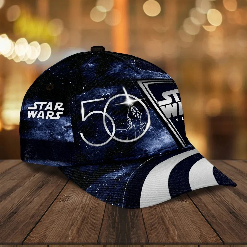 Galactic 50th Anniversary Retro Sci-Fi Baseball Cap – Adjustable Hat