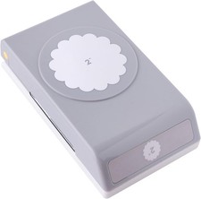 EK Success EKSuccess - 2 Inch Scallop Circle Large Punch, Grey