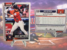 2026 Topps Series 1 Brice Matthews #132 Houston Astros RC MLB Baseball Card