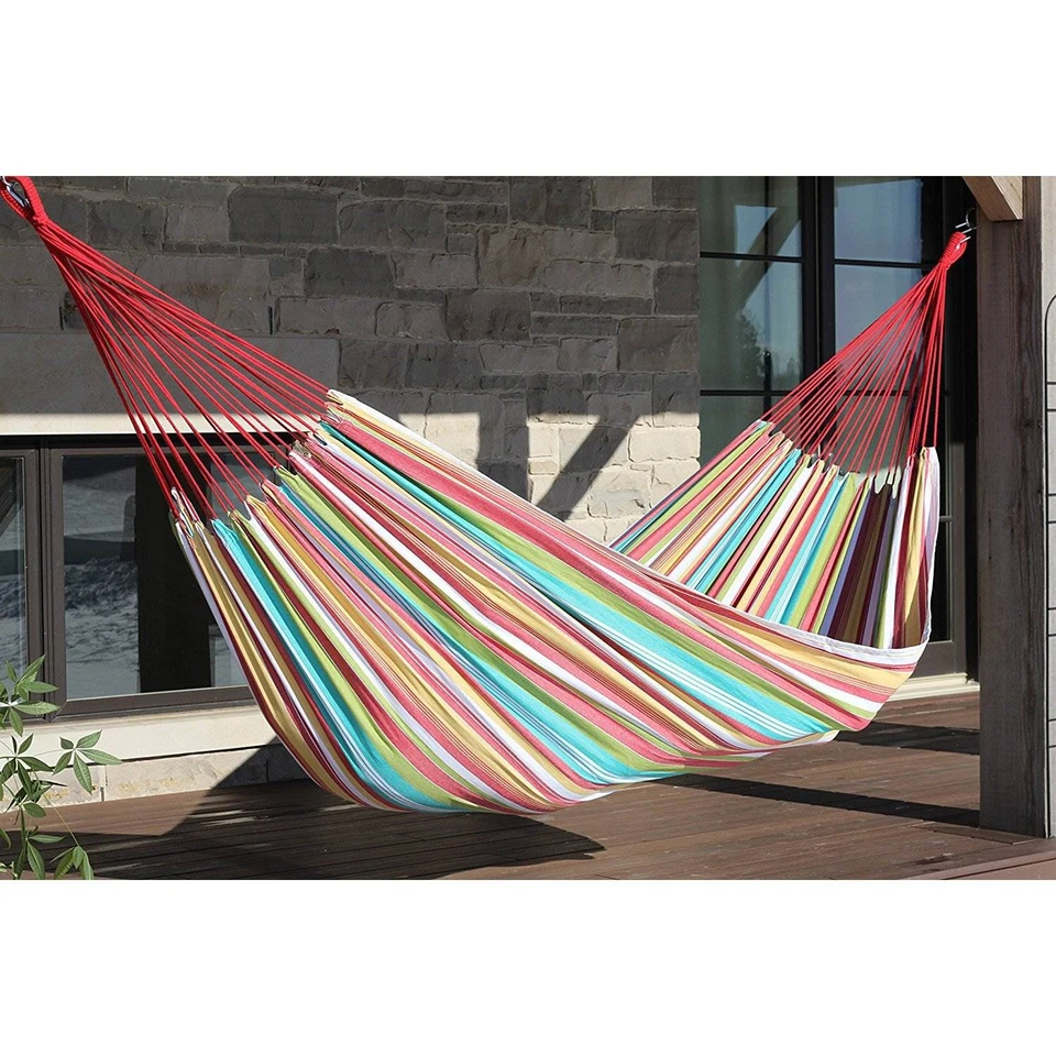 Vivere Brazilian Style Fringe 2-Person Hammock (Used) - Image 3 of 4