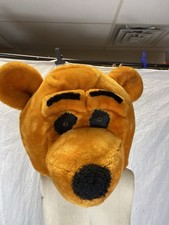 Mascot Teddy Bear Orange Faux Fur Adult Size Costume