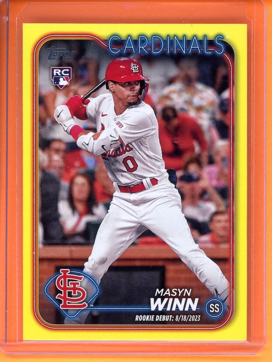 Masyn Winn Yellow Rookie 2024 Topps Update #US272