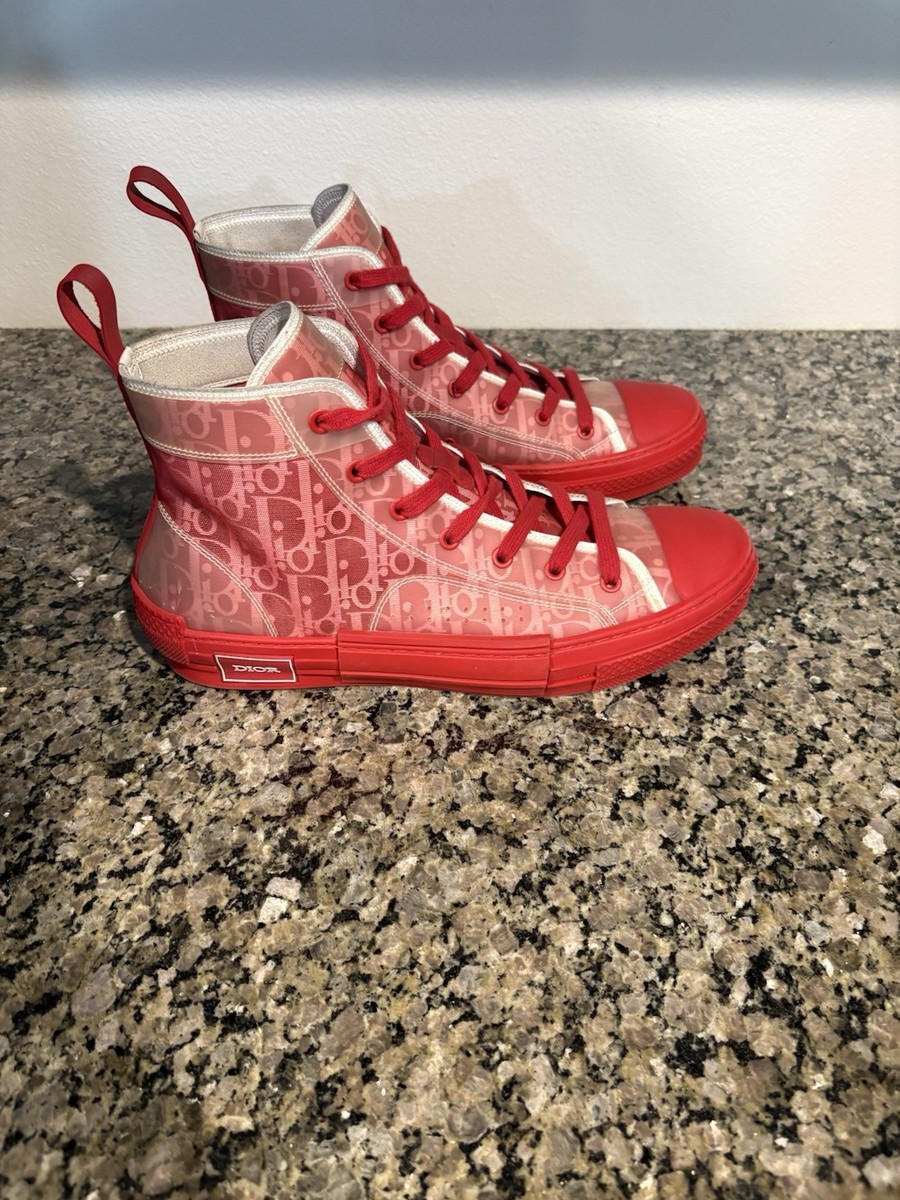 Size 10 Dior B23 High Dior Oblique Red for sale online