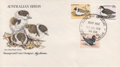 1978 Australian Birds (5c,25c,30c) First Day Cover (FDC)