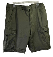 Unionbay Men's Olive Green Cargo Shorts - Size 36 - Waist 36 inches