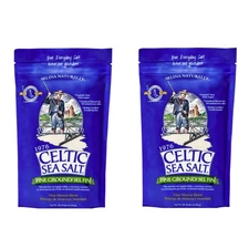 Elevate Meals with Fine Ground Mineral Sea Salt, 2-Pack, 1 lb Bags - Kosher