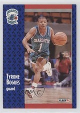 1991-92 Fleer Muggsy Bogues Tyrone Bogues #17 0j1w