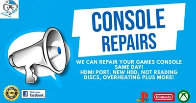 Professional Game Console Repair Service – PS5 | PS4 | Xbox | Nintendo - Image 1 of 4