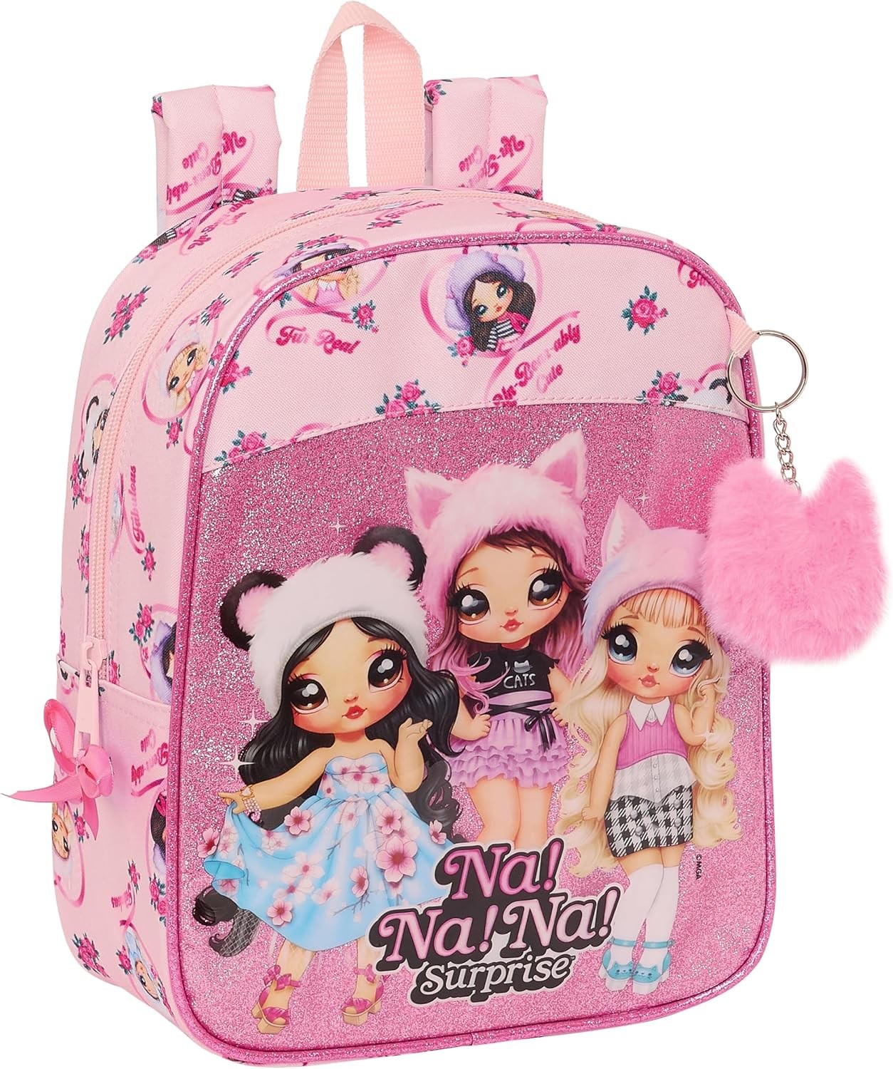 Safta Monster High Mochila Infantil, Rosa, para Escuela y Guardería, 22x10x27cm