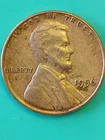 1956-P Lincoln Wheat Back LARGE ERROR (DIE BREAK) GD-VG See Pics Nice Coin