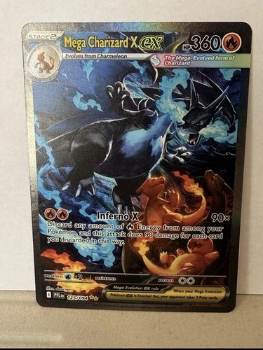 New ListingMega Charizard x EX  125/094 SIR Phantasmal Flames Near Mint Pack Fresh