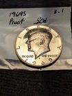 1969-S Proof Kennedy Half Dollar     40% SILVER     ** From Proof Set **