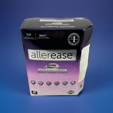AllerEase Ultimate Cotton Allergy Relief Zippered Mattress Protector Full