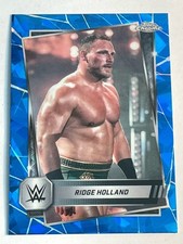 Ridge Holland 2025 Topps Chrome WWE Sapphire SP #82