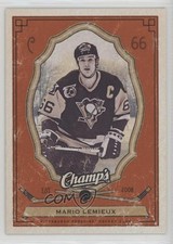 2009-10 Upper Deck Champ's Red Mario Lemieux #80 HOF 8i3