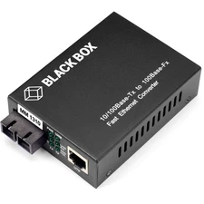 Black Box Pure Networking Fast Ethernet 100-Mbps Media Converter