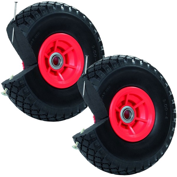 SackkarrenräDer Pannensicher 260X85 Mm 3.00-4 Pu Sackkarre Ersatzrad Rad Reifen-image