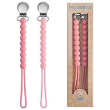 Pacifier Clips Baby Girls -  Paci Clip Soothe Baby Binky Holder for Shower Birth