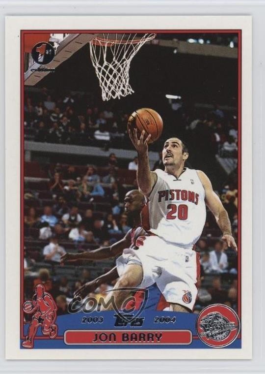 2003-04 Topps 1st Edition Jon Barry #84 0q0