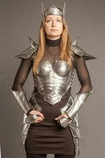 Medieval Knight Wearable Female Fantasy Costume Full Body Armor Costume