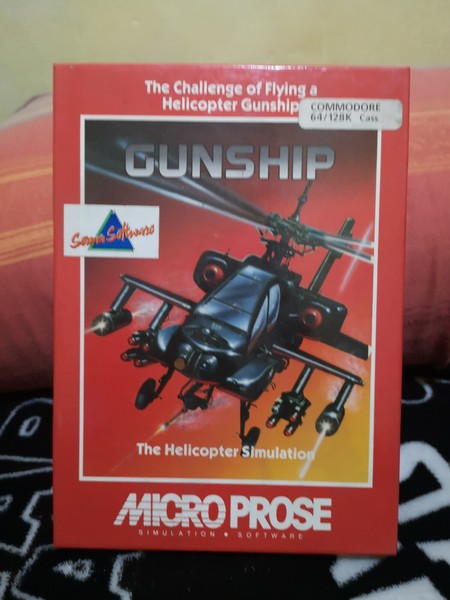 Gunship Commodore 64 C64 128
