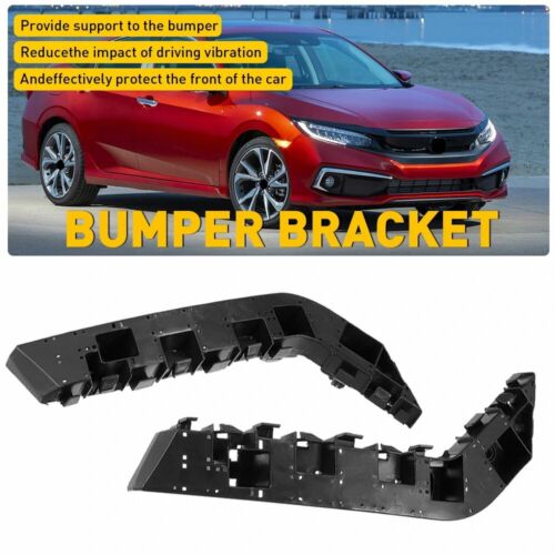 Pair For Sedan CIVIC 2016 2017 Bumper 2019 2018 Bracket Front Beam Mount Support
