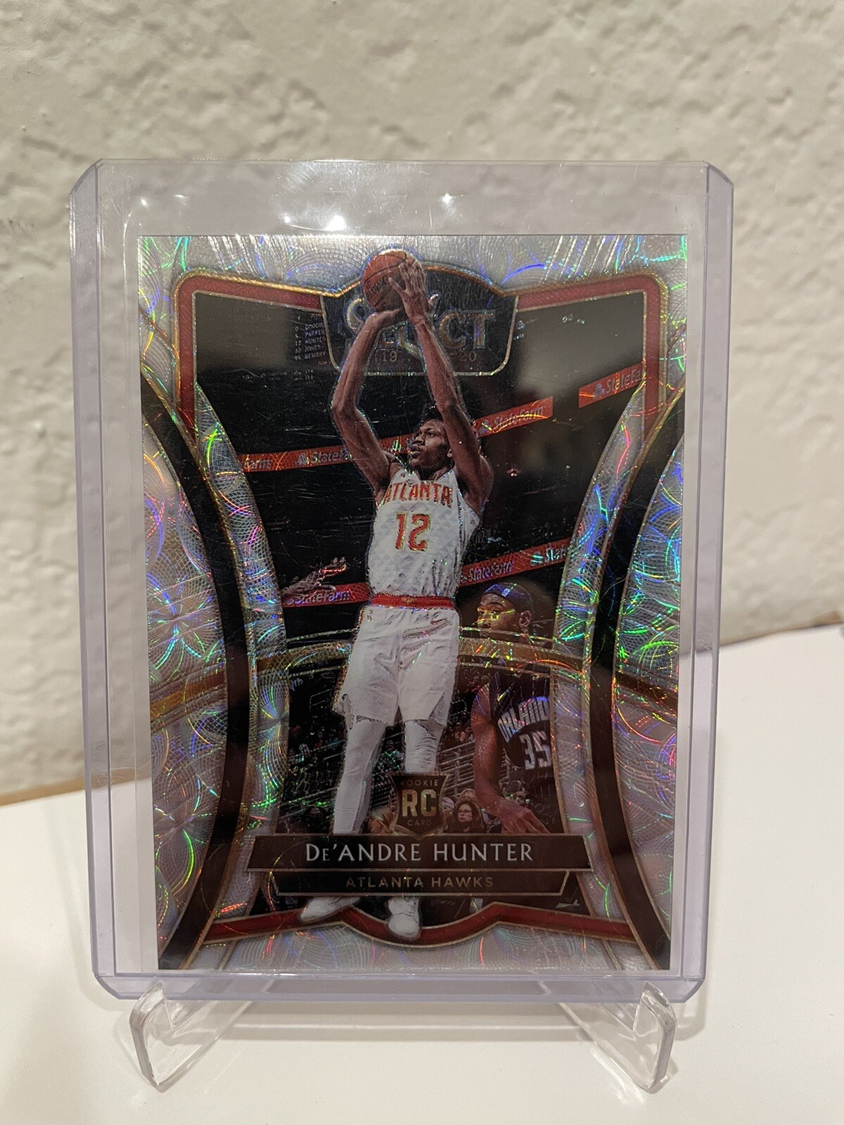19-20 Select De’Andre Hunter Premier Scope #136 RC Atlanta Hawks