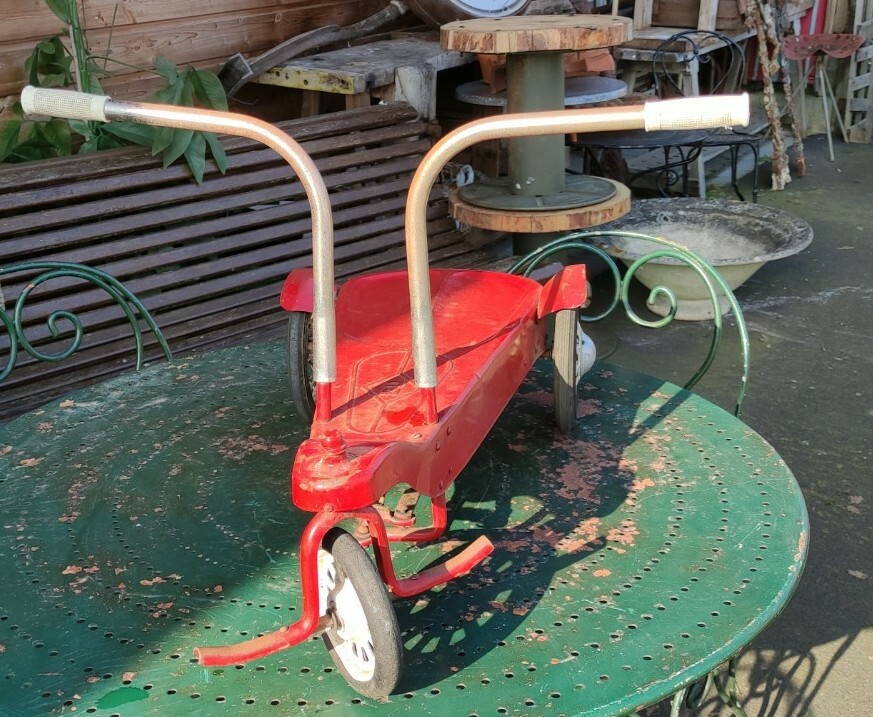 Cyclorameur Ancien / Tricycle Enfant Jouet Vintage MG