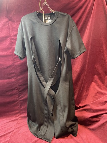 Comme des Garçons, Vintage 90s Comme des Garçons Homme Plus Made In Japan L Shirt Black Bondage