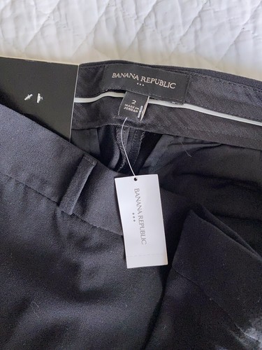 Banana Republic Women’s Bermuda Shorts Size 2 Black 10” Short Cotton MSRP $49.99 - Picture 9 of 9