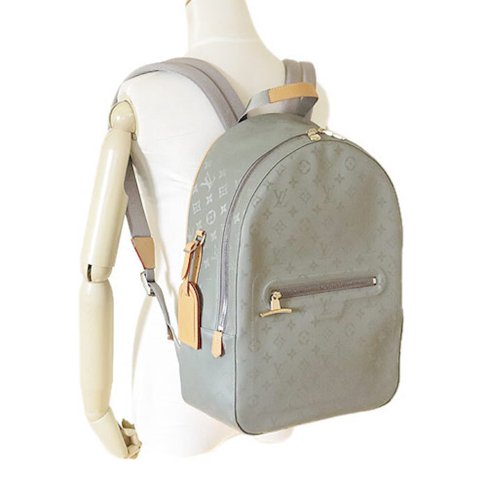 LOUIS VUITTON Backpack PM Bag M43882 Monogram Titanium Rucksack 