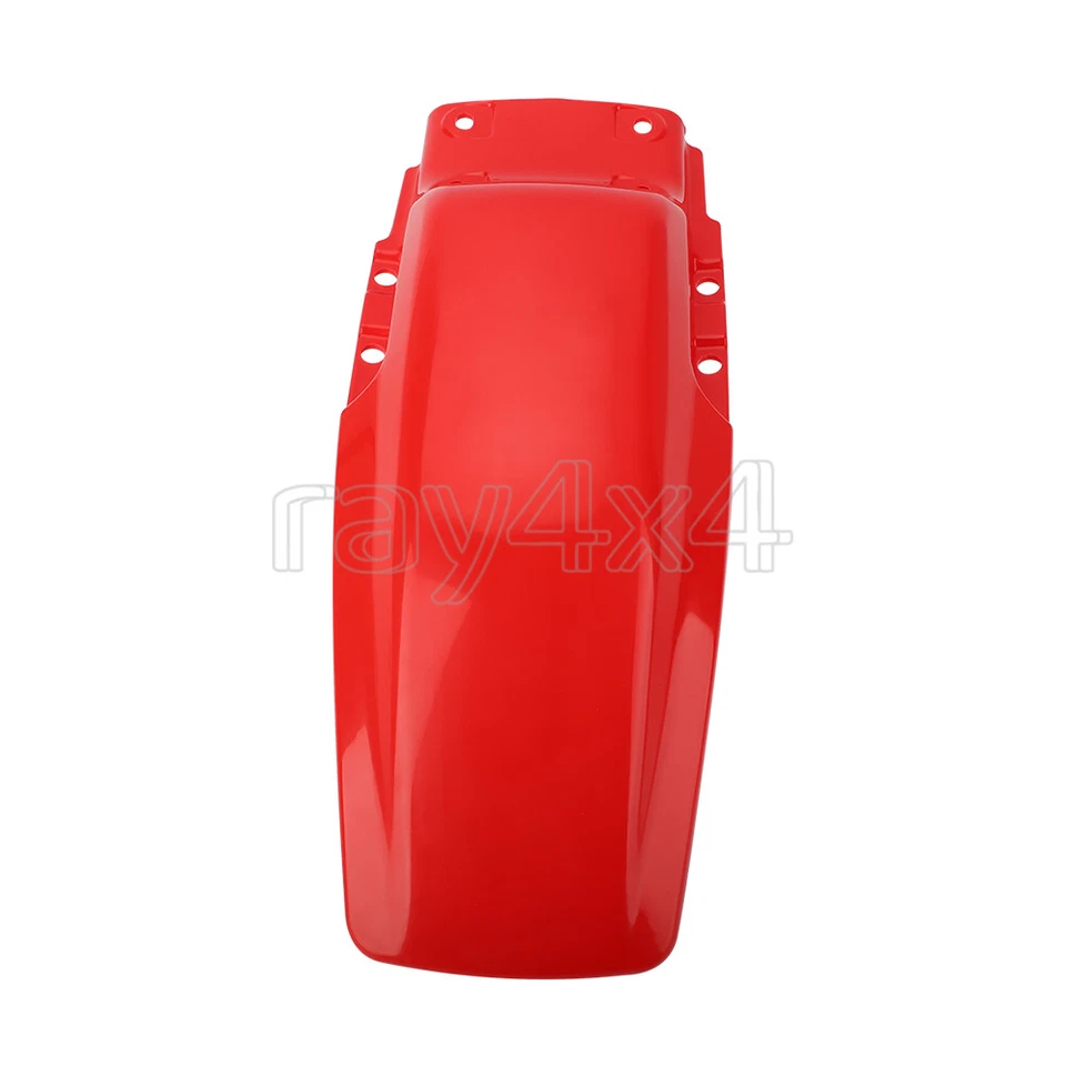 Novo para-lama traseiro vermelho compatível com Honda XR80R XR100R 1985-2000 Dirt Bike - Imagem 3 de 4