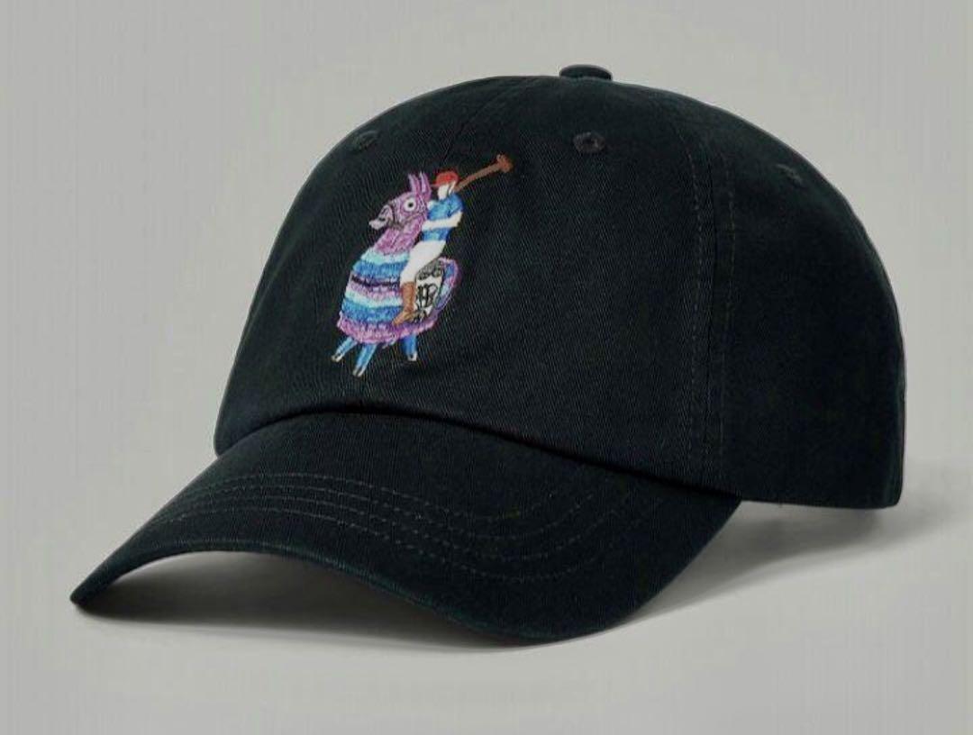 限定品Polo Ralph Lauren x Fortniteキャップラマ完売品 Polo Ralph Lauren x Fortnite Collaboration Cap Hat BLACK