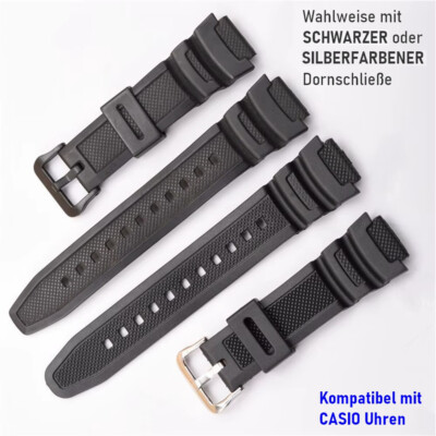 Uhrenarmband kompatibel mit Casio AQ-S810W, AQ-S800W, SGW-300H, SGW-400H, W-215