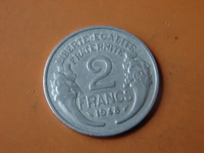 FRANCE. 2 FRANCS MORLON ALUMINIUM 1948. - Photo 1/2