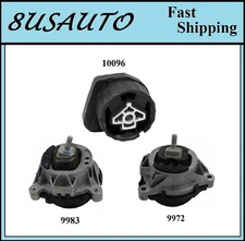3PCS MOTOR & TRANS MOUNT FIT BMW 228I XDRIVE, 230I XDRIVE, 428I XDRIVE...