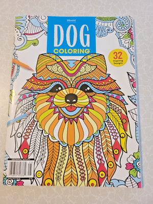 Blissful DOG COLORING 4 Adults-32 Inspiring Designs-Create & Unwind-Get Inspired