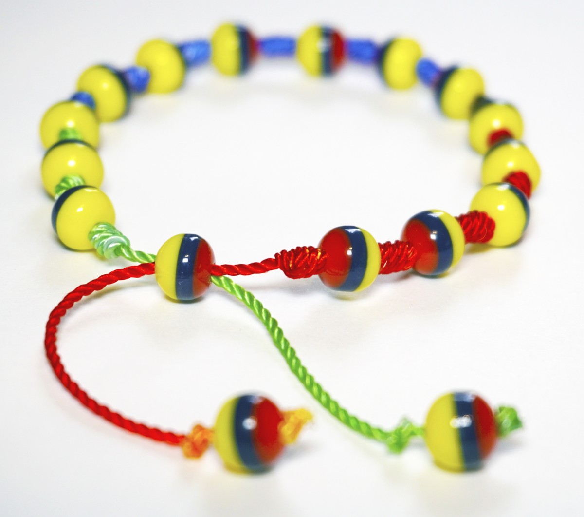 Handmade Beads Bracelet Jewelry By Native Artisans Colombia